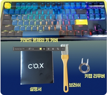 COX 엔데버 네이비 에디션 RGB TKL 무접점