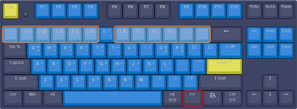 COX 엔데버 네이비 에디션 RGB TKL 무접점